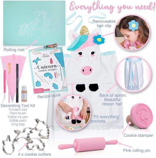 Unicorn Cookie Baking Kit with Apron - Item #J115 - Case of 9 - Image 3